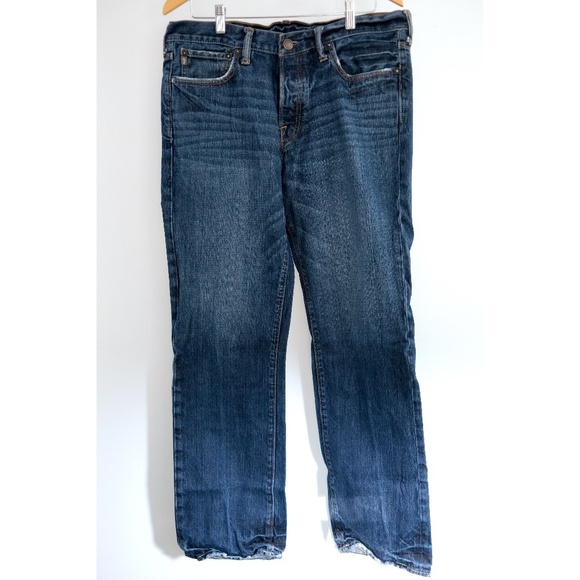 Abercrombie Horton Classic Straight Jeans (34 x 32) - Picture 1 of 4